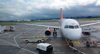 Plane at Bristol Airport